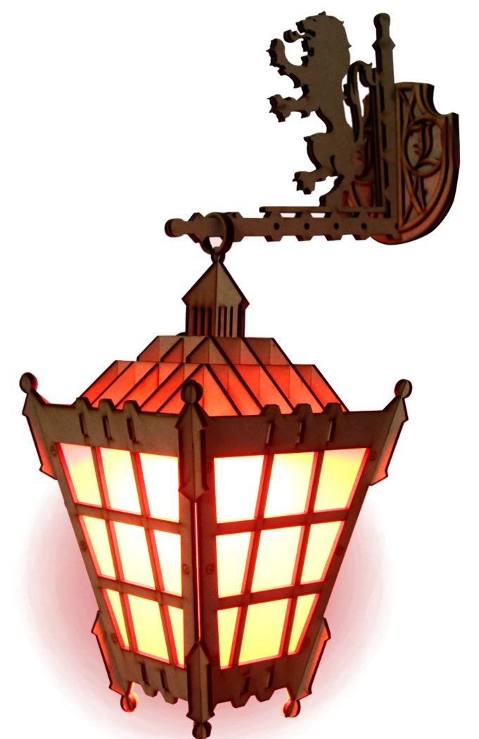 Wooden Wall Hanging Lantern Light for Home Decoration | Vintage Wall Lamp for Living Room, Bedroom, Garden & Outdoor