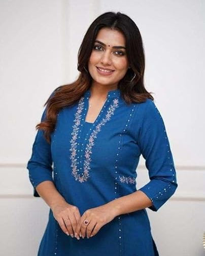 Women's Cotton Printed Straight Kurti with Pant Set