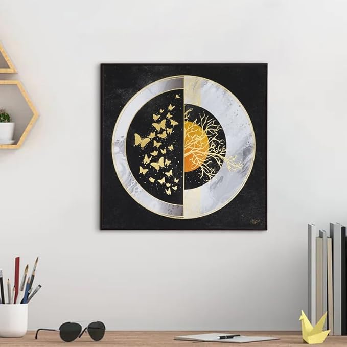 Wall Painting For Home Decoration, Paintings for Living Room, Modern Art Wall Pinting, For Home Decor (12X12 INCH) 04
