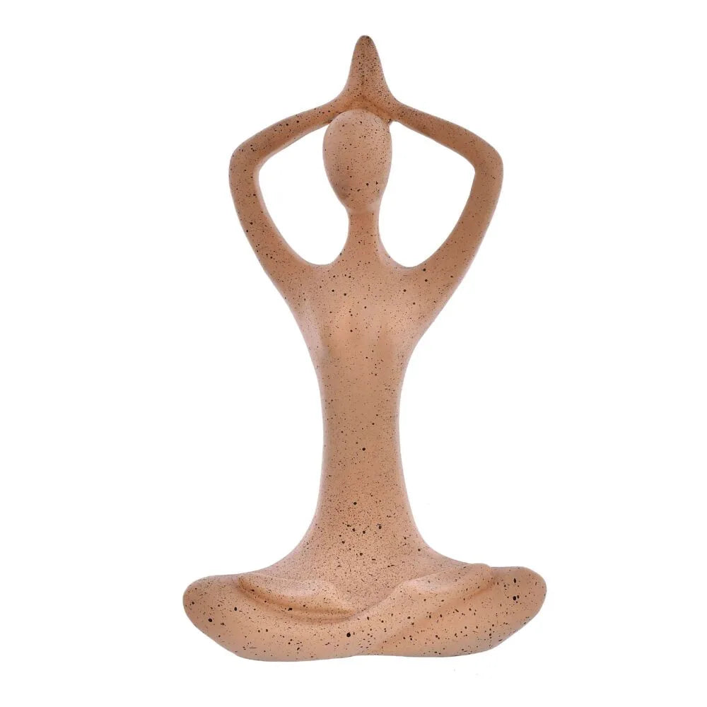 Yoga Lady Position Figurine for Table Corner Living Room and for Home Decor Showpiece Figurine