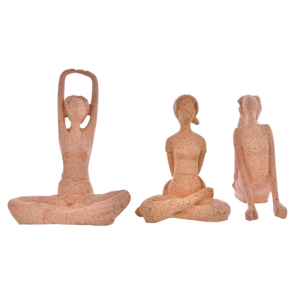 Yoga Lady Statue Set – Modern Meditation Figurines for Home & Studio Décor