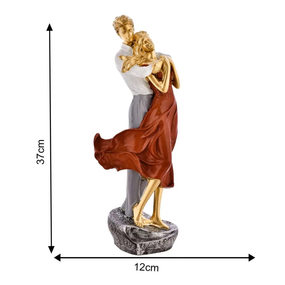 Romantic Couple Dancing Statue – Modern Love Showpiece for Home Décor